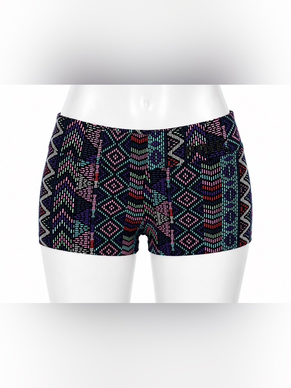 PINK Victoria’s Secret Printed Boyshort Shorts Large Yoga Lounge Athletic